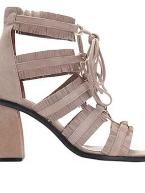 New BCBGMaxAzria Amari Gladiator Block Heel Sandal